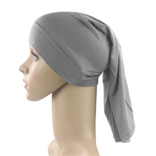 Muslim Women Ninja Hijab Inner Cap Turban Islamic Under Scarf Tube Bonnet Hat - 第 4/25 張圖片