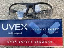 S2820XP Honeywell UVEX Instinct Safety Glasses BLK Frame Clear extreme antifog 