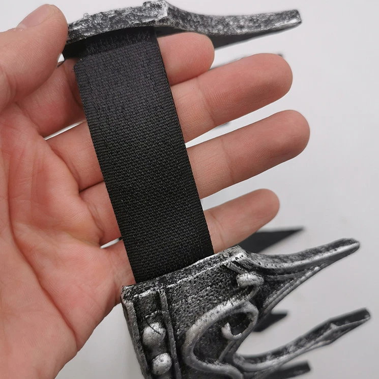 Мужчины King Crown PU пены 3D карнавальный костюм этап производительности реквизит для косплея серебро - Изображение 4 из 4