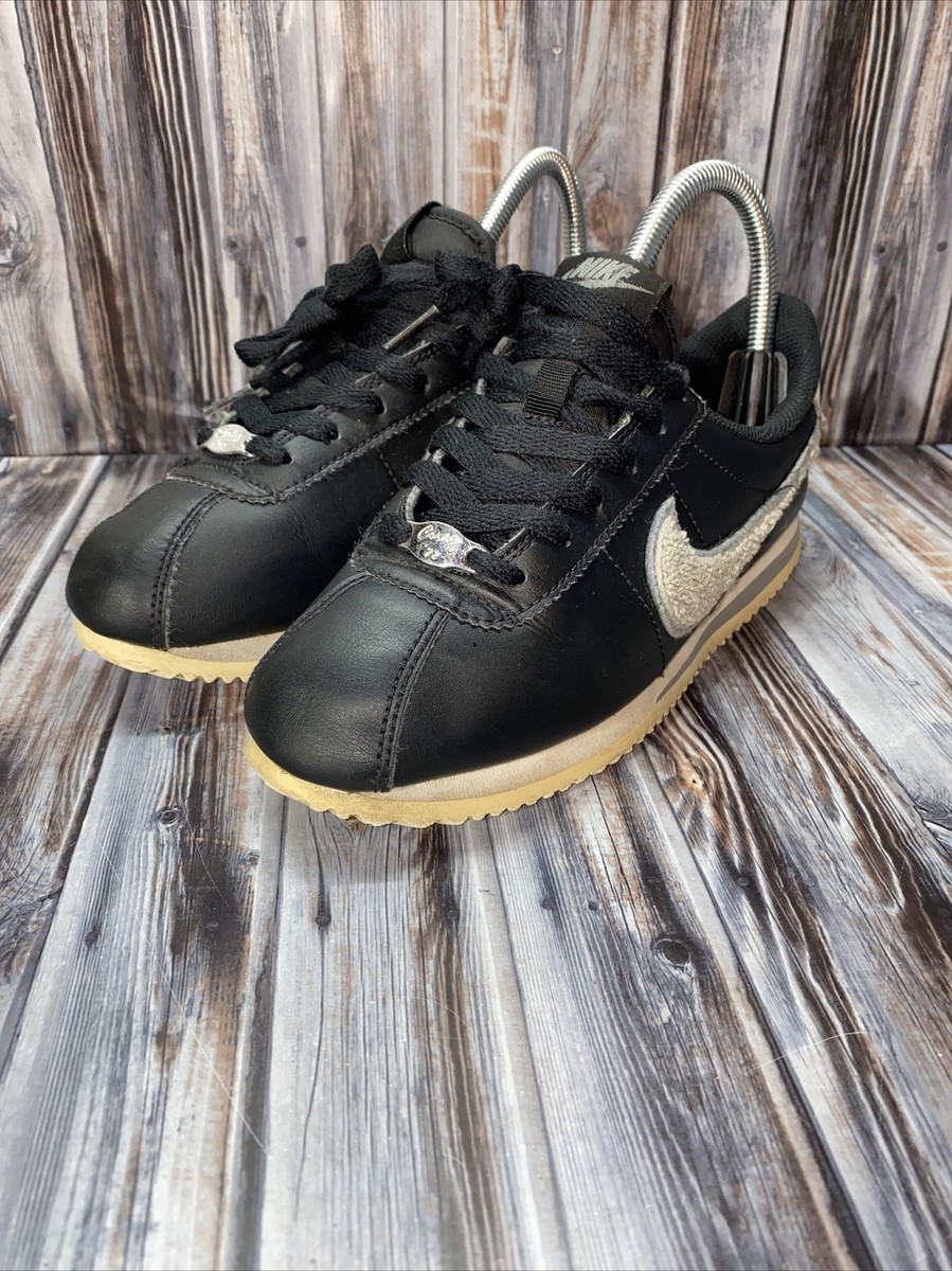 Nike Cortez Basic LTR SE (GS) Black Grey AA3496-002 Youth 4