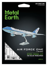 Fascinaciones Metal Tierra Boeing 747 AIR FORCE ONE Avión Modelo 3D Kit ME1001