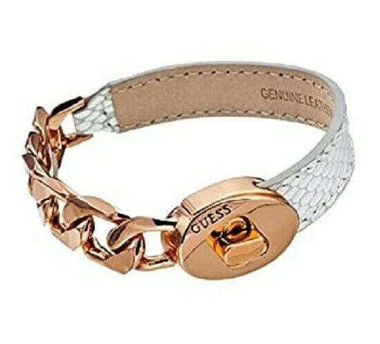 Guess Ubs11404-S браслет розовое золото и белая кожа женщина лучшее предложение часы - Изображение 2 из 2