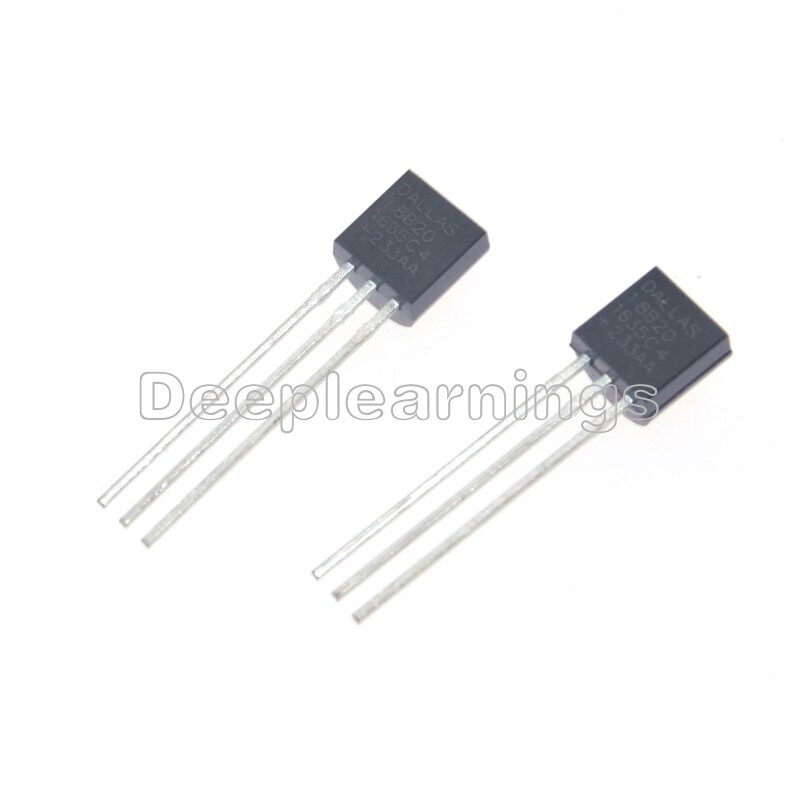 Kit 10 Sensori Di Temperatura Dallas DS18B20 TO-92 | Termometro Digitale