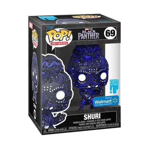 Funko POP! Art Series #69 Shuri (Marvel Black Panther, Walmart exclusive)