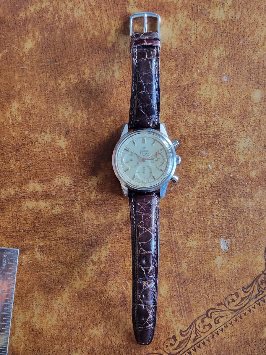 ENICAR SHERPA GRAPH MK IIA CHRONOGRAPH c1963 MENS WATCH VALJOUX | eBay