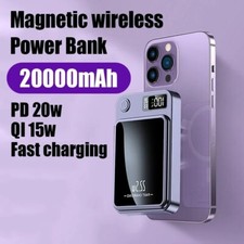 Ultra-Fast 20W PD Magnetic Wireless Power Bank   20000mAh High-Capacity Charger