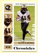 2020 Panini Chronicles Football Alvin Kamara card #68 New Orleans Saints