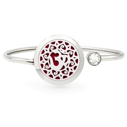 25mm  Rotatable Perfume Bangle Bracelet  Diffuser Essential Aromatherapy Locket - Picture 133 of 209