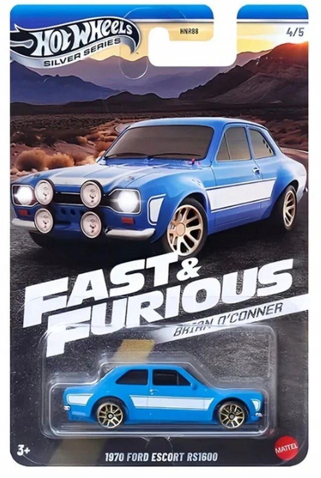 Hot Wheels Set of 5, Fast & Furious Brian O'Connor, HNR88, Supra, Skyline, Ford - Bild 3 von 4