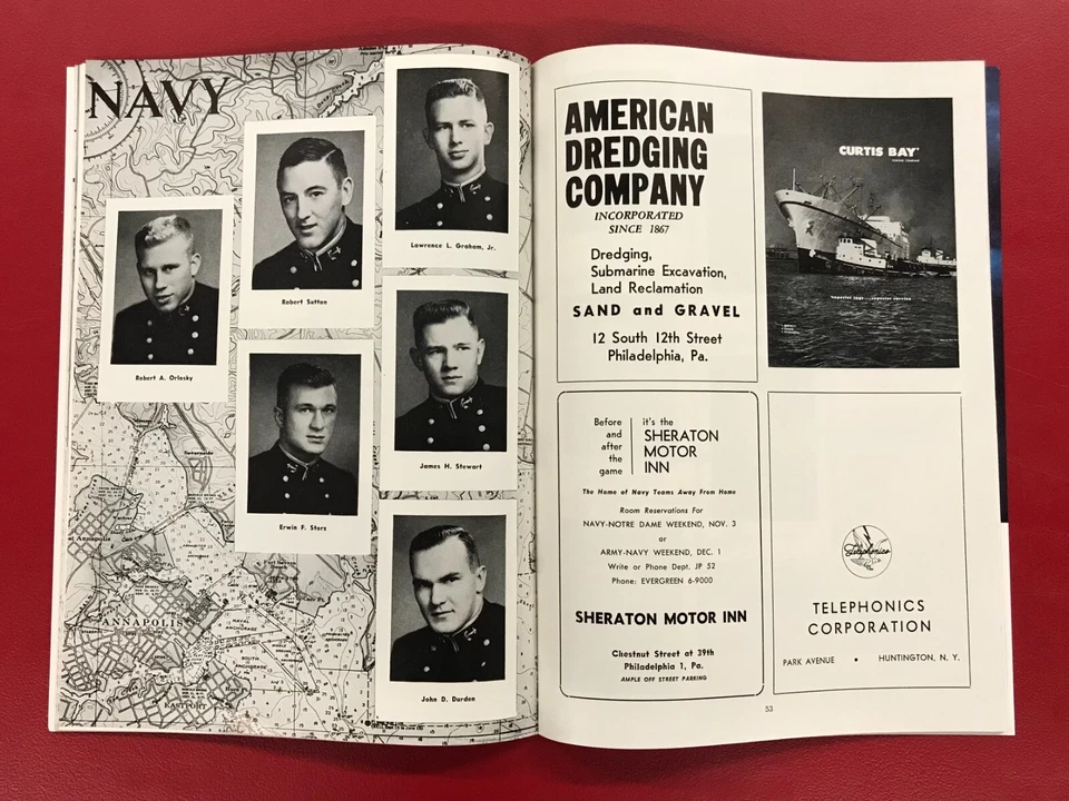 Navy vs Cornell Oct 13, 1962 Program EXCELLENT! Roger Staubach! - Image 4 of 4