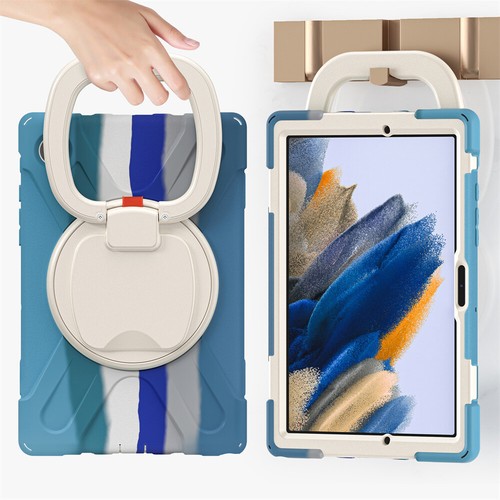 Strap Case For Samsung Galaxy Tab S9 FE S9 S8 S7 A9 A8 A7 Stand Shockproof Cover - Picture 169 of 243