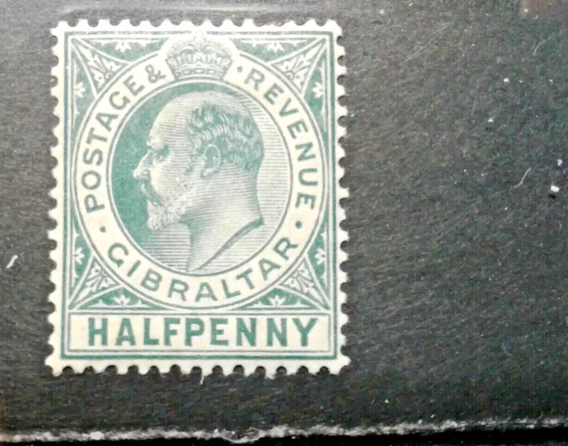 Gibraltar 1904 #49 MH King Edward VII