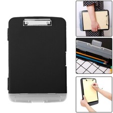 Clipboard with Storage Case Plastic A4 Clipboard Storage Box for School Office