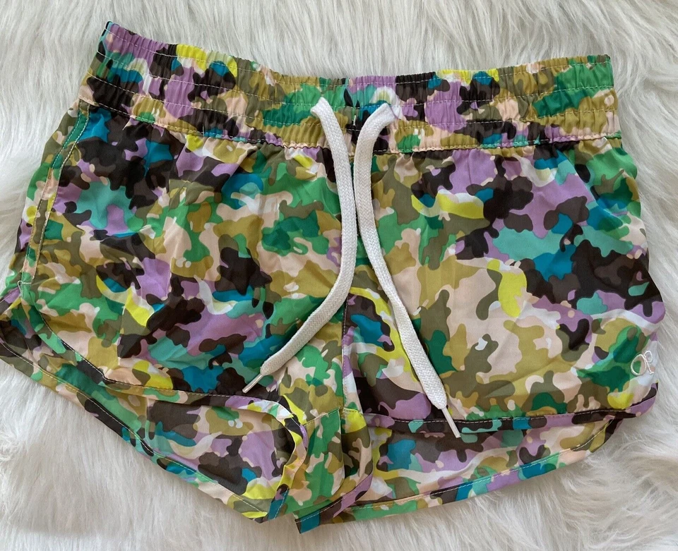 Pantalones Cortos de Natación OP Camuflados Niñas Talla Pequeña 3-5 Verde Púrpura Azul Foto 2 de 4