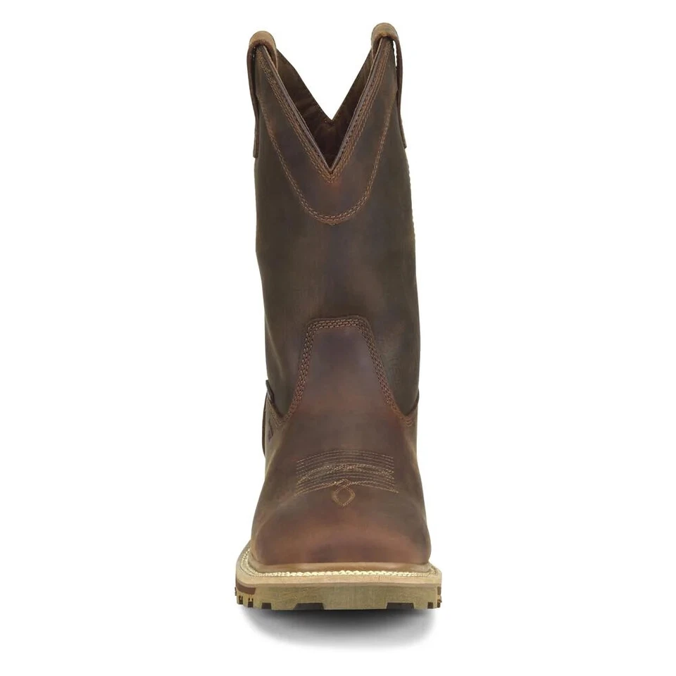 Botas Carolina para hombre impermeables punta compuesta Wellington 11" Rancher Pull-on Foto 4 de 4
