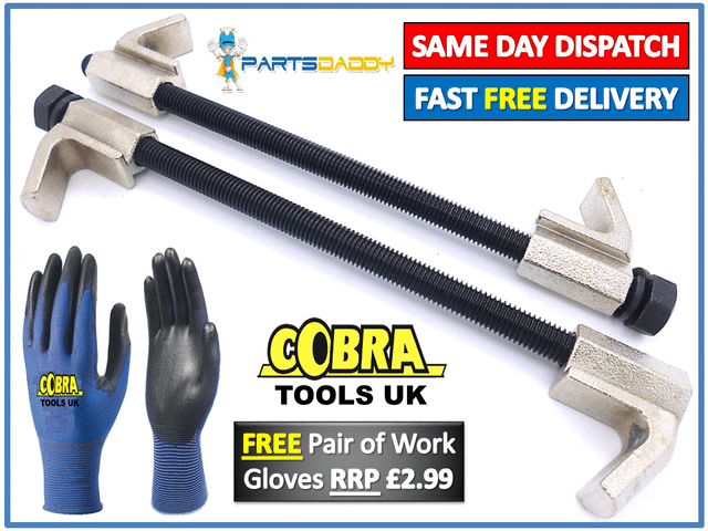 Pair of Heavy Duty Coil Spring Compressor Clamps Professional Struts NEW (15-51) Pair of Heavy Duty Coil Spring Compressor Clamps Professional Struts NEW (15-51)