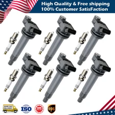 6X Ignition Coil+Iridium Spark Plug Pack for 01-06 Toyota Sienna Lexus V6 UF267