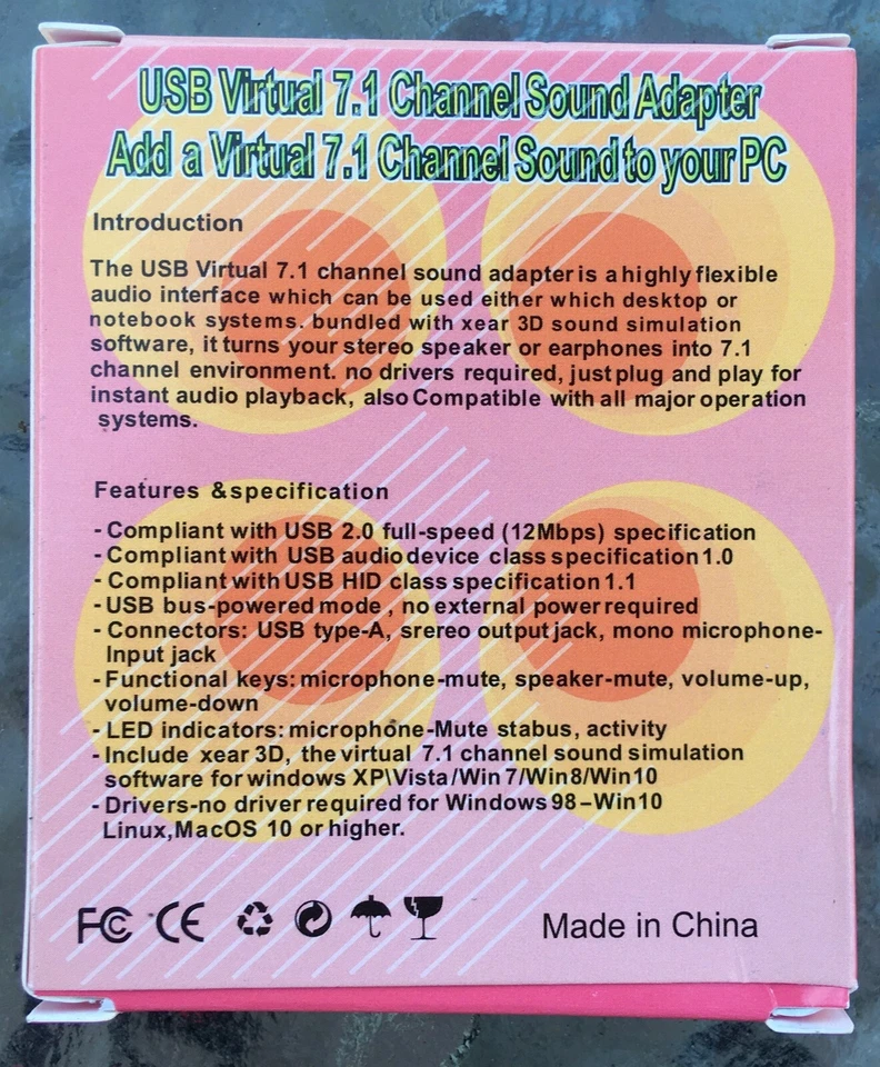 Virtual USB Sound Adapter 7.1 Channels  (Plug and Play) - Image 4 of 4