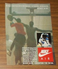 Seltene Werbung vintage NIKE AIR REVOLUTION - Created to win 1988