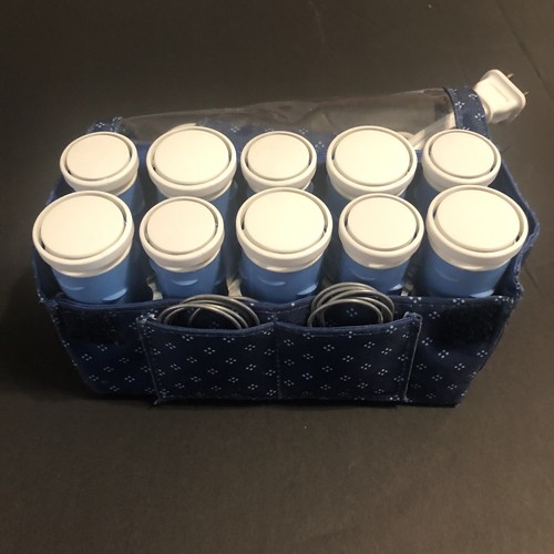 Vtg Remington Travel Hot Rollers Curlers For Hair Pageant Complete w/10 Clips - Picture 2 of 5