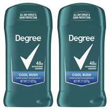 2 PACK MEN ANTIPERSPIRANT DEODORANT DEGREE STICK SPORT 48 HOUR PROTECTION 2.7 oz
