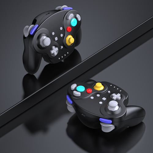 2.4 G Wireless For Nintendo Switch / PC/ Mac/iOS Windows NGC GameCube Controller - Picture 9 of 37