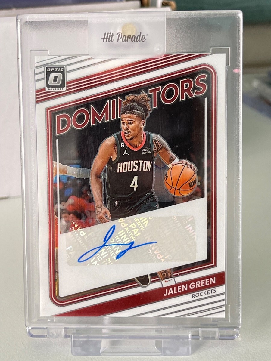 Jalen Green Rc サイン donruss optic auto