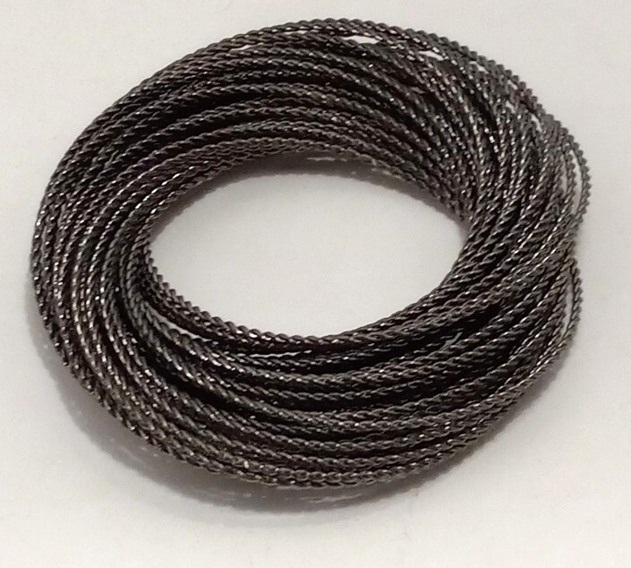 Interlocking Multi Bangle Bracelet Gunmetal Hula … - image 2