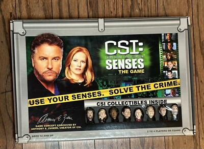 Csi: Crime Scene Investigation Senses The Game Factory Sealed NEW!