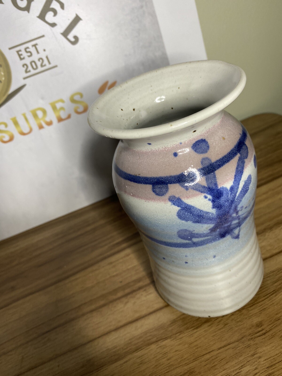 Robert Alewine Studio Pottery Vase Made In Gatlinburg TN eBay