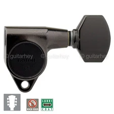 NEW Gotoh SG301-07 Machine Heads Set L3+R3 SMALL Buttons 3x3 - COSMO BLACK