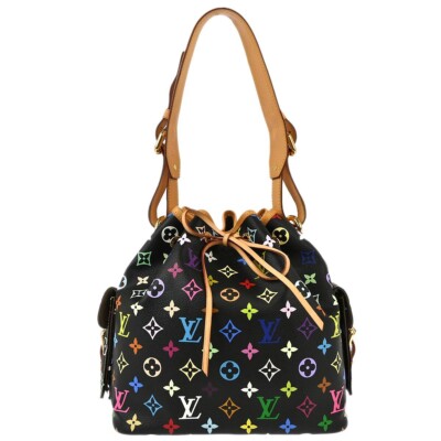 Louis Vuitton Multicolor Petite Noe Drawstring Shoulder Bag M42230 CA0152 123968