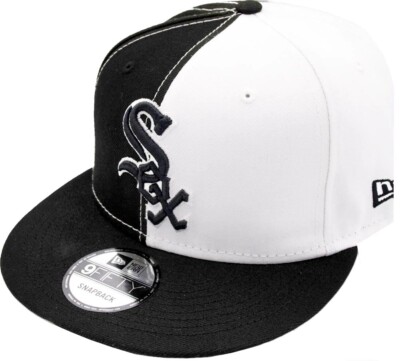 New Era Chicago White Sox Black White Sidepatch Snapback Cap 9fifty OSFA Limited