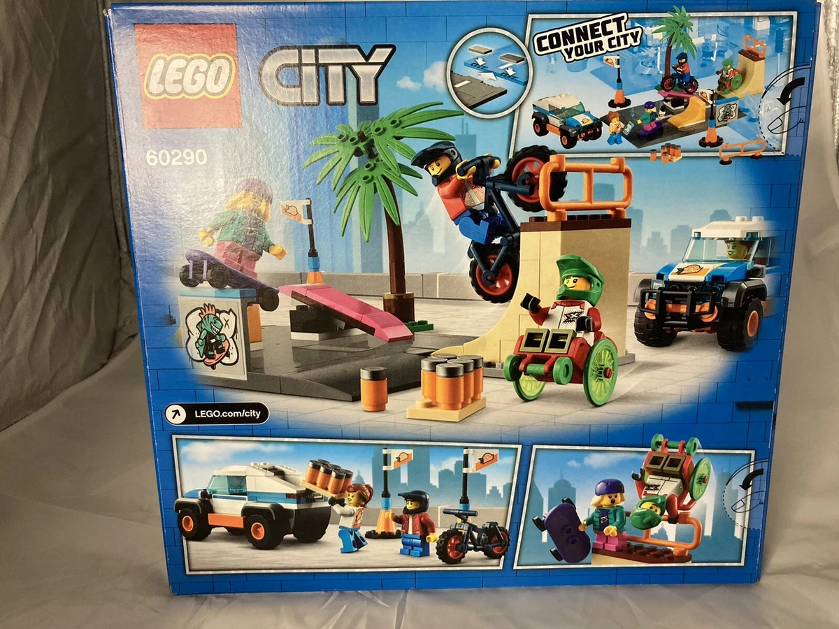 LEGO City Skate Park 60290 Building Kit; Cool Building Toy for Kids, New  2021 (195 Pieces)