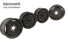 Mercedes W115 W123 4x Felge Stahlfelge 5,5x14 ET30 ORIGINAL 1154001302✔️
