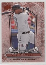 2008 Upper Deck A Piece of History Red 69/149 Vernon Wells #95 0t2