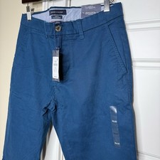 NWT Tommy Hilfiger Men's TH Flex Stretch Slim Fit Chino Pants 30/29 Velvet Blue