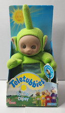 Vtg. 1998 Playskool - Green [Dipsy] Teletubbie Talking Plush - Read Description 
