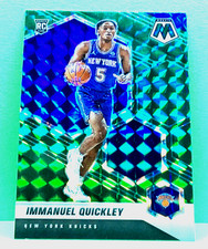 Immanuel Quickley 2021 Mosaic green mosaic prizm rookie card