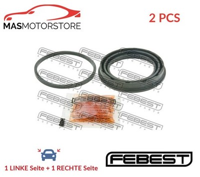 REPARATURSATZ BREMSSATTEL PAAR VORNE FEBEST 2075-CONF 2PCS V NEU OE QUALITÄT