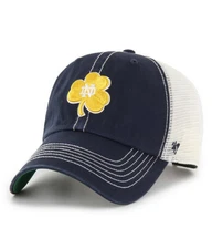 Notre Dame Fighting Irish '47 Brand Navy Trawler Clean Up Adjustable Trucker Dad