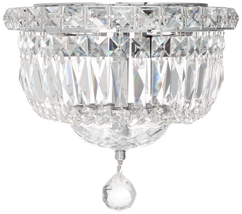 Elegant Lighting Tranquil 10" 4 Light Royal Crystal Flush Mount - Picture 2 of 2