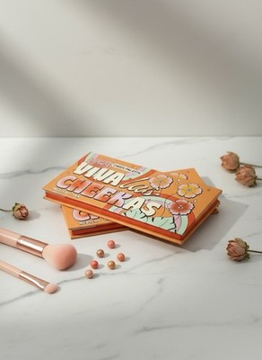 Alamar Viva Las Cheekas Cheek Palette Medium Tan New Blush Highlighter
