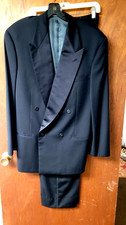 ARMANI COLLEZIONI Black Tuxedo 2 Piece - 42'' Jacket 32'' x 32''Slakes