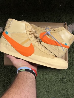 Size 13M/14.5W - Nike Blazer Mid Off-White All Hallow's Eve AA3832-700 Pre-Owned