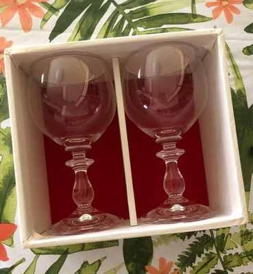 HOYA Crystal Wine glass 2pcs set 13x6.5cm/5.11x2.55'' HOYA Crystal HOYA Crystal