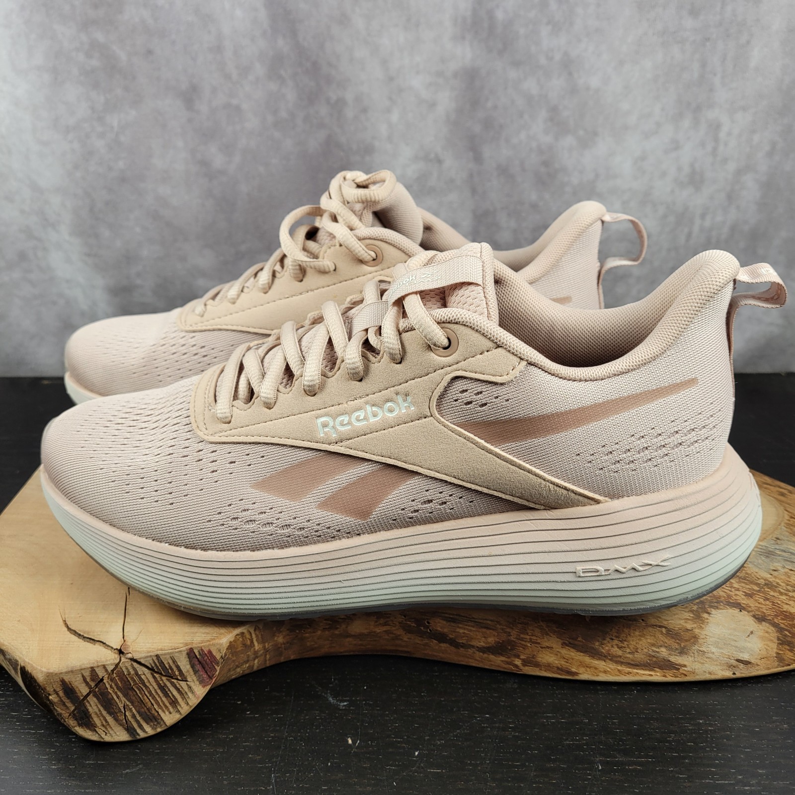 Reebok Shoes Women's DMX Comfort+ Slip-on Sneaker Pinstu/Chalk/Moonstone Size 10 thumbnail 2