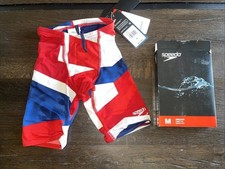 speedo SNA RED WHITE  BLUE COMPETITIVE GLIMMER JAMMER MEDIUM 22