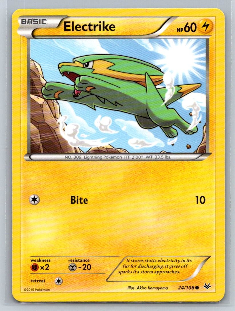electrike pokemon card value Electrike 48/106 - ex Emerald main image 1