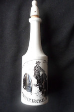 VINTAGE PORTMEIRION VINIGRETTE BOTTLE WITH WATER TRICYCLE 1910 TRANSFER